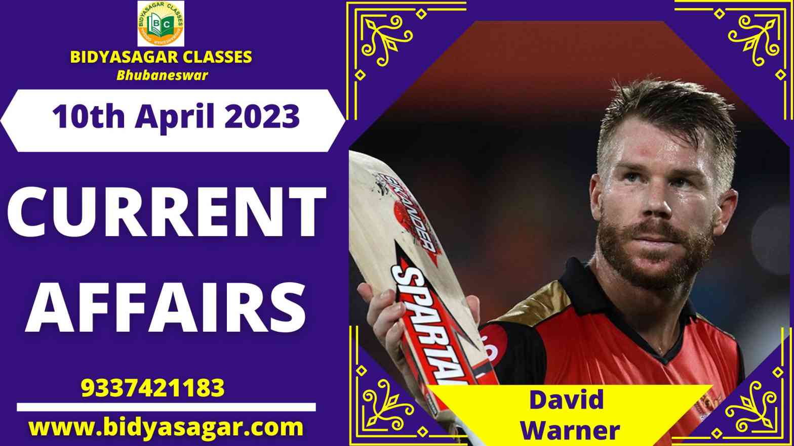 Today's Headlines : 10th April Current Affairs 2023