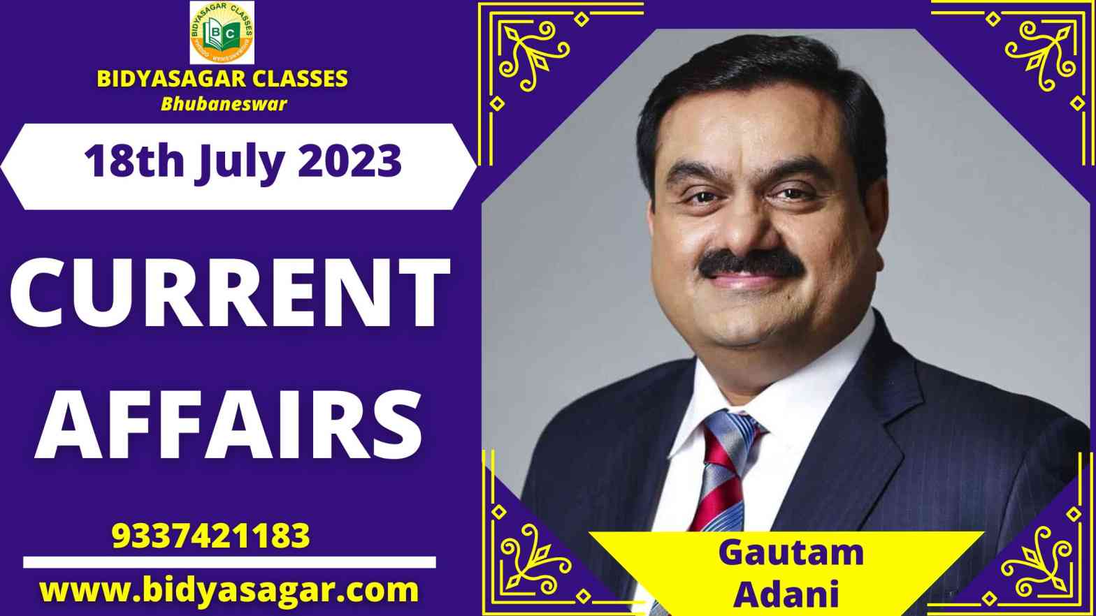 Today's Headlines : 18th July Current Affairs 2023