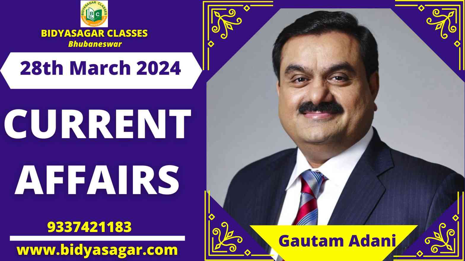 Today's Headlines : 28th March Current Affairs 2024