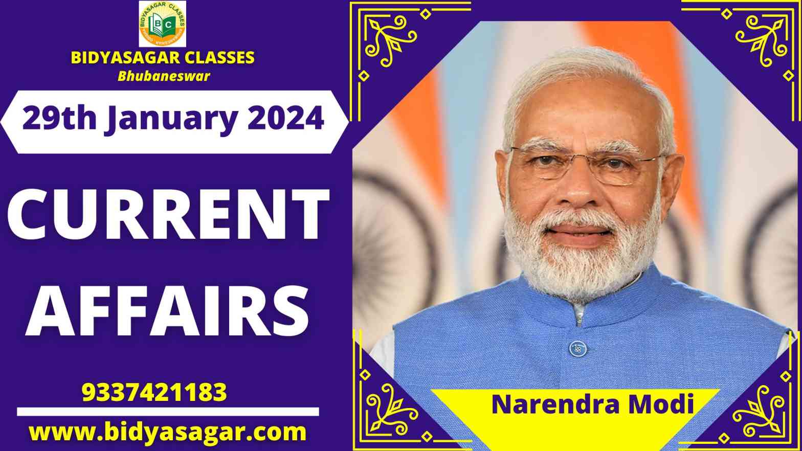 Today's Headlines : 29th January Current Affairs 2024