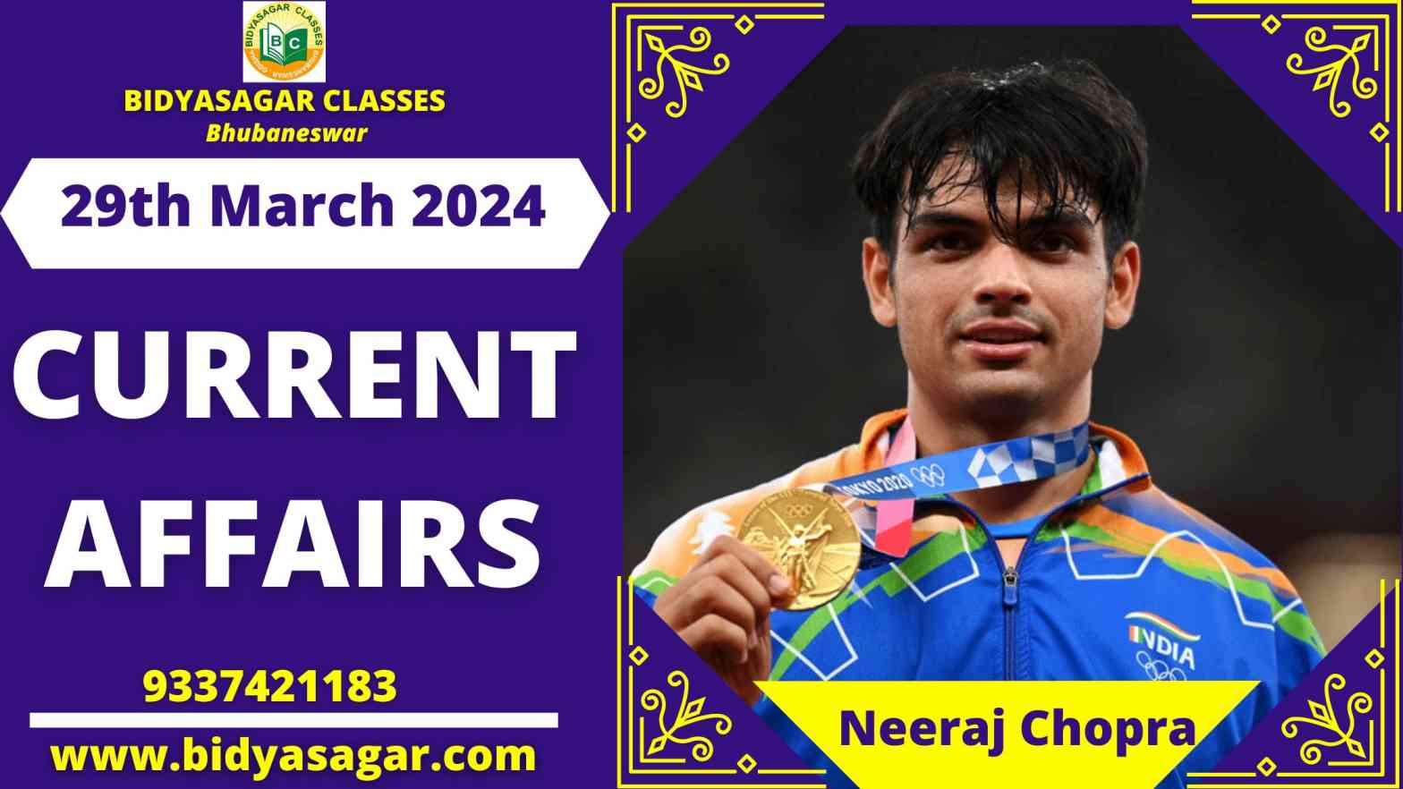 Today's Headlines : 29th March Current Affairs 2024