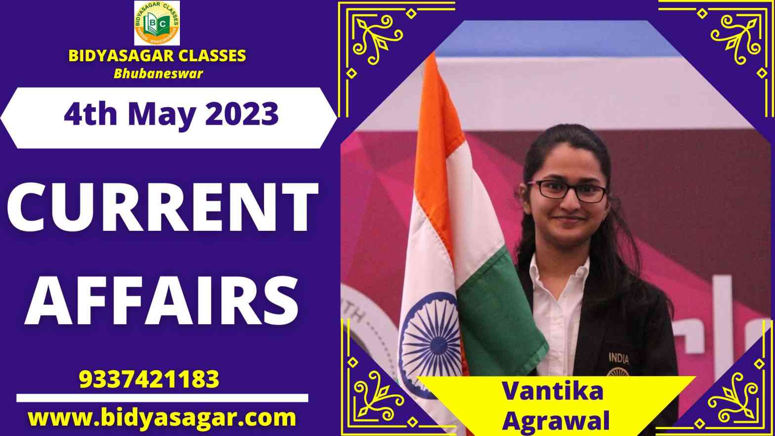 Today's Headlines : 4th May Current Affairs 2023