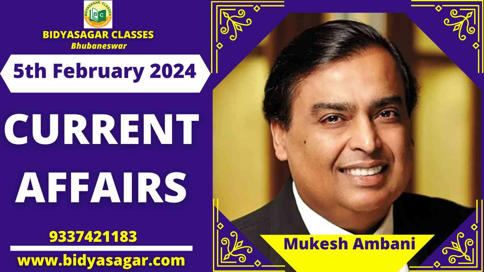Today's Headlines : 5th February Current Affairs 2024
