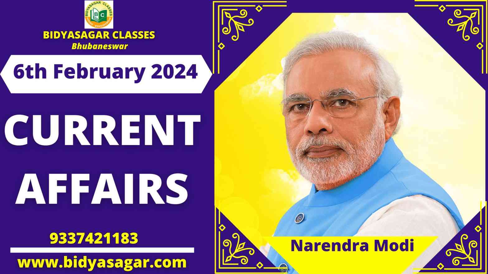 Today's Headlines : 6th February Current Affairs 2024