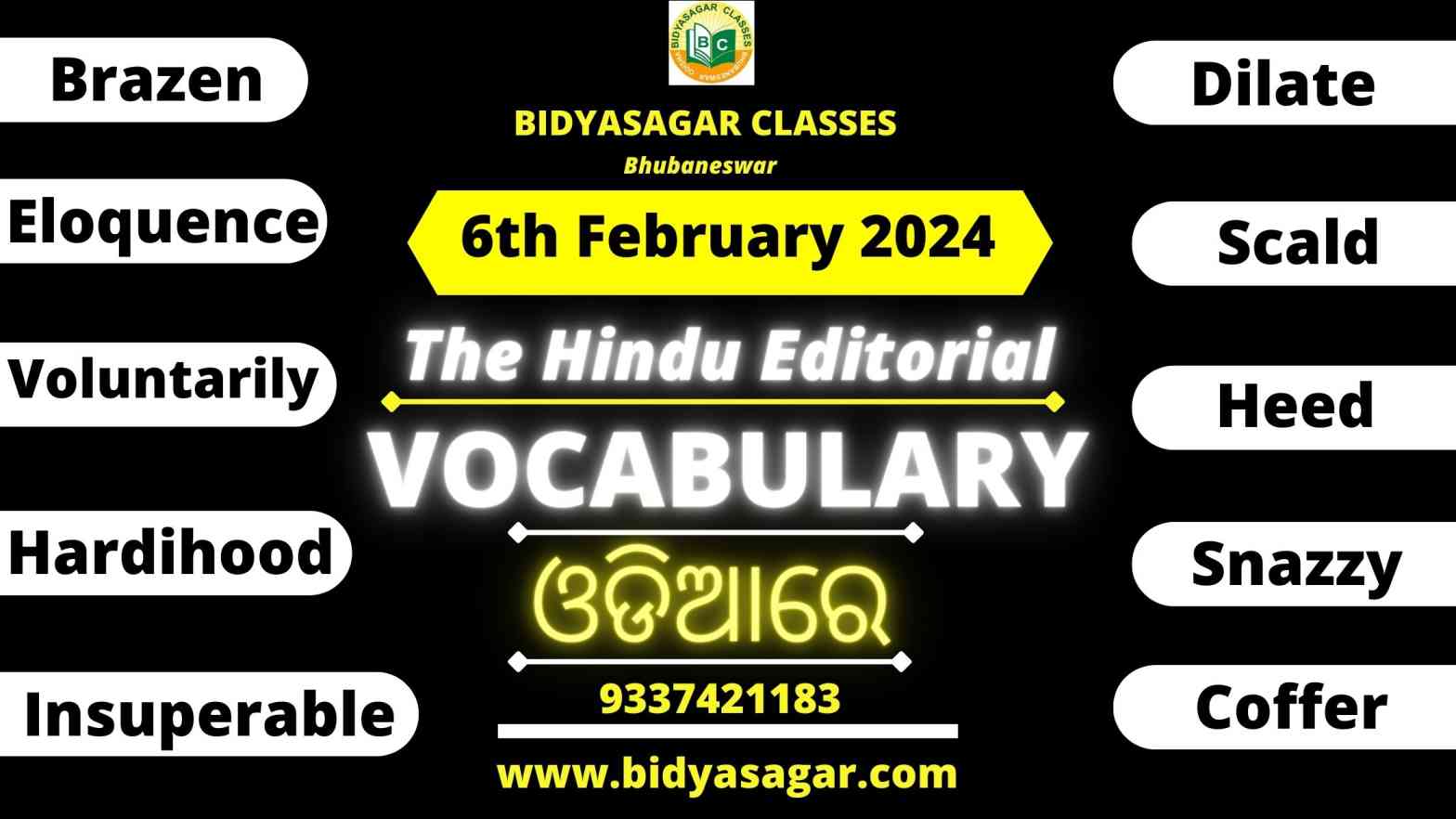 The Hindu Editorial Vocabulary of 6th February 2024