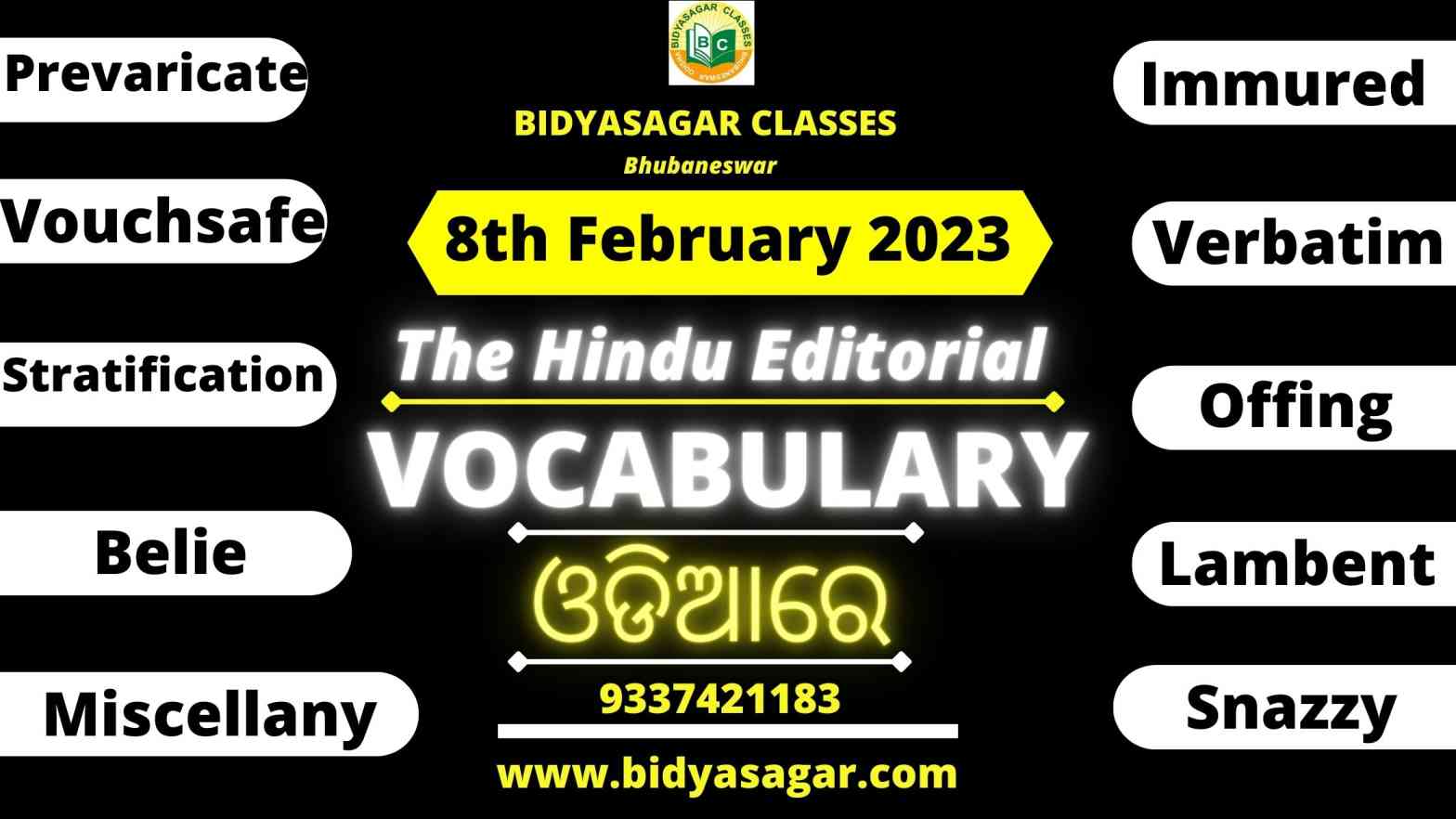 The Hindu Editorial Vocabulary of 8th February 2023