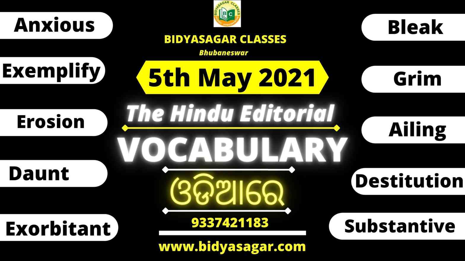 The Hindu Editorial Vocabulary of 5th May 2021