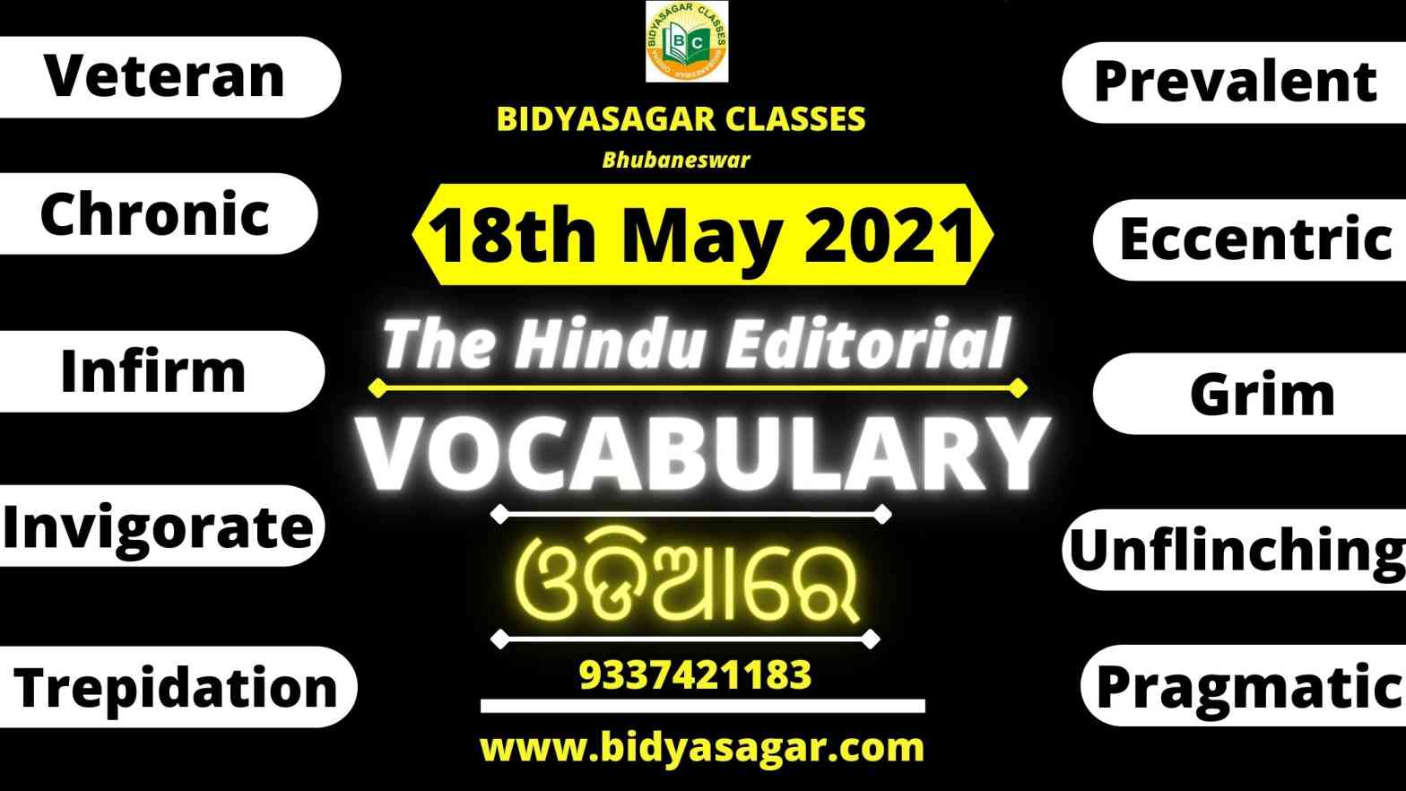 The Hindu Editorial Vocabulary of 18th May 2021