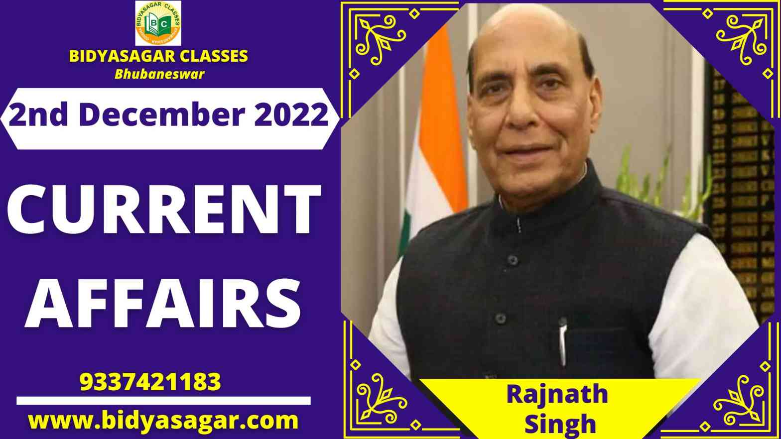 Today's Headlines : 2nd December Current Affairs 2022