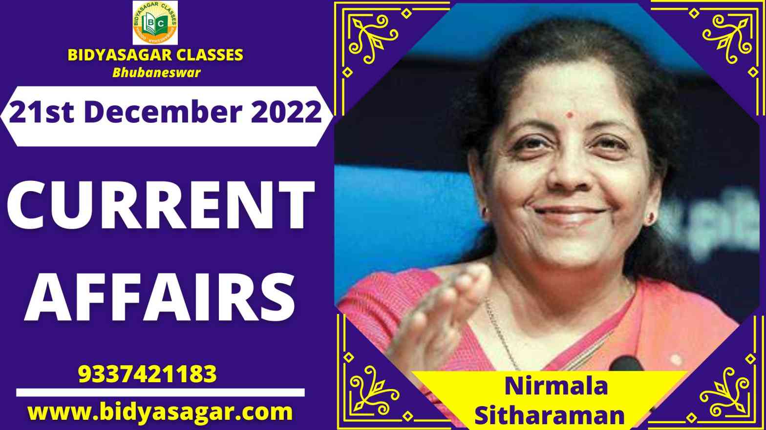 Today's Headlines : 21st December Current Affairs 2022