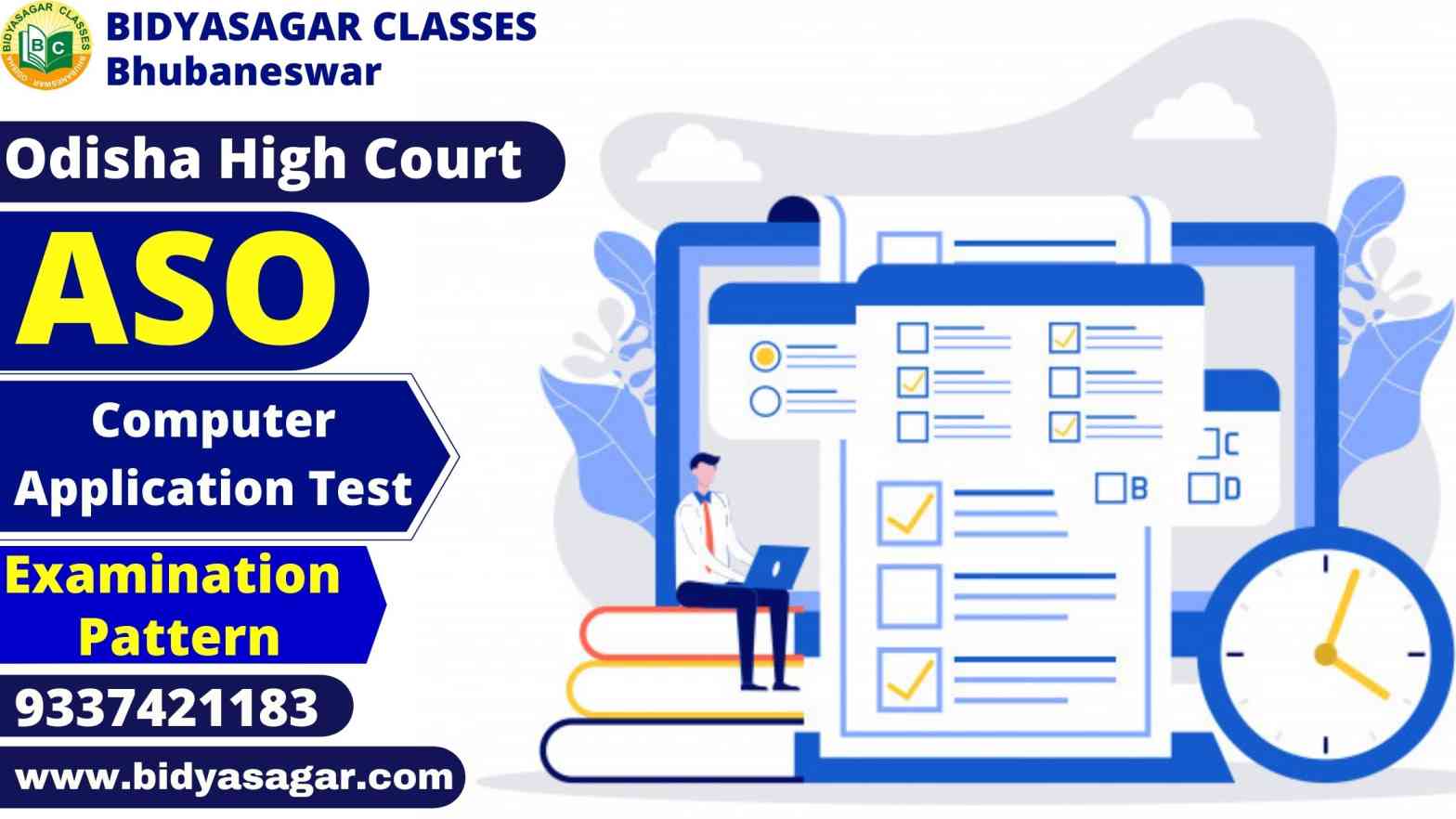 Odisha High Court ASO Computer Application Test Exam Pattern