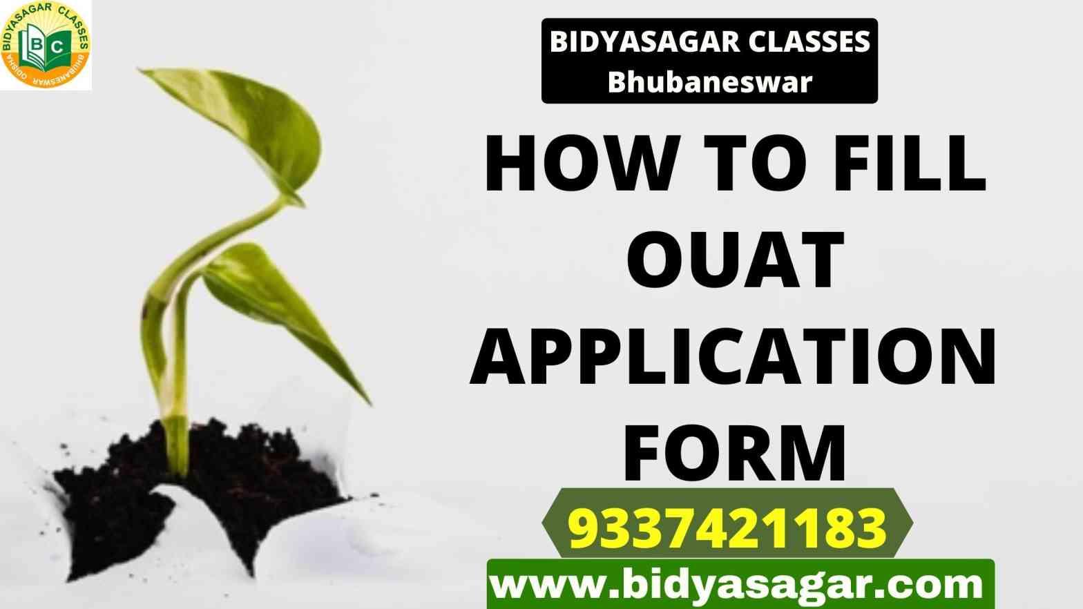 OUAT Exam 2021 Application Form
