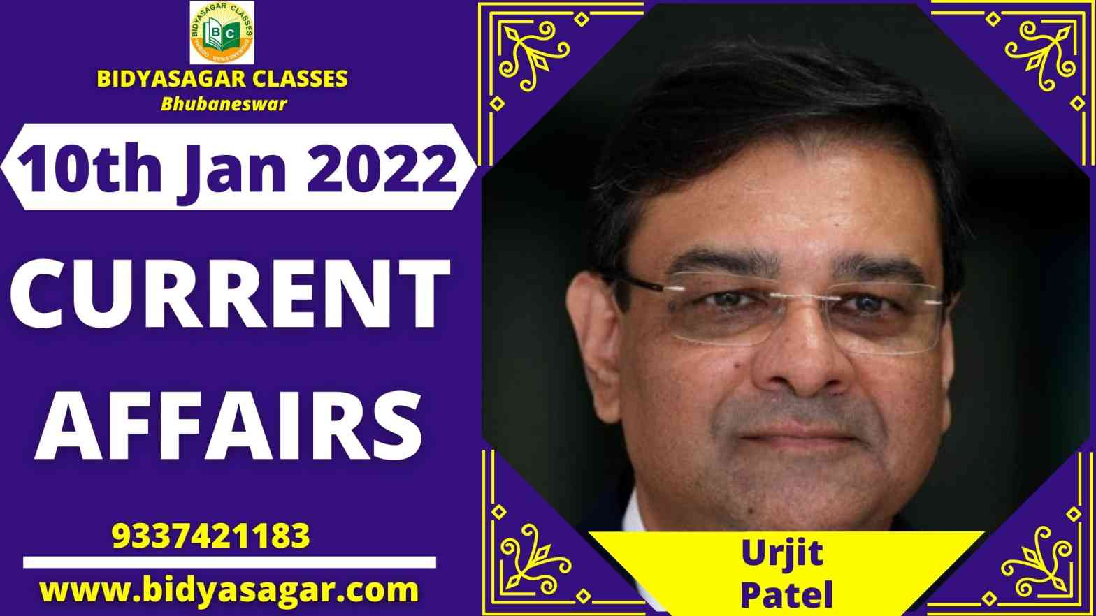 Important Daily Current Affairs of 10th January 2022