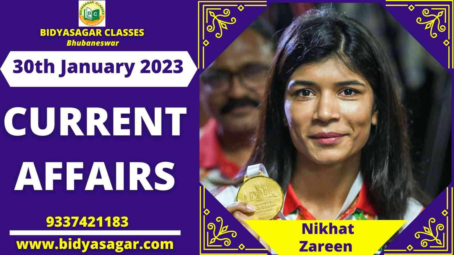 Today's Headlines : 30th January Current Affairs 2023