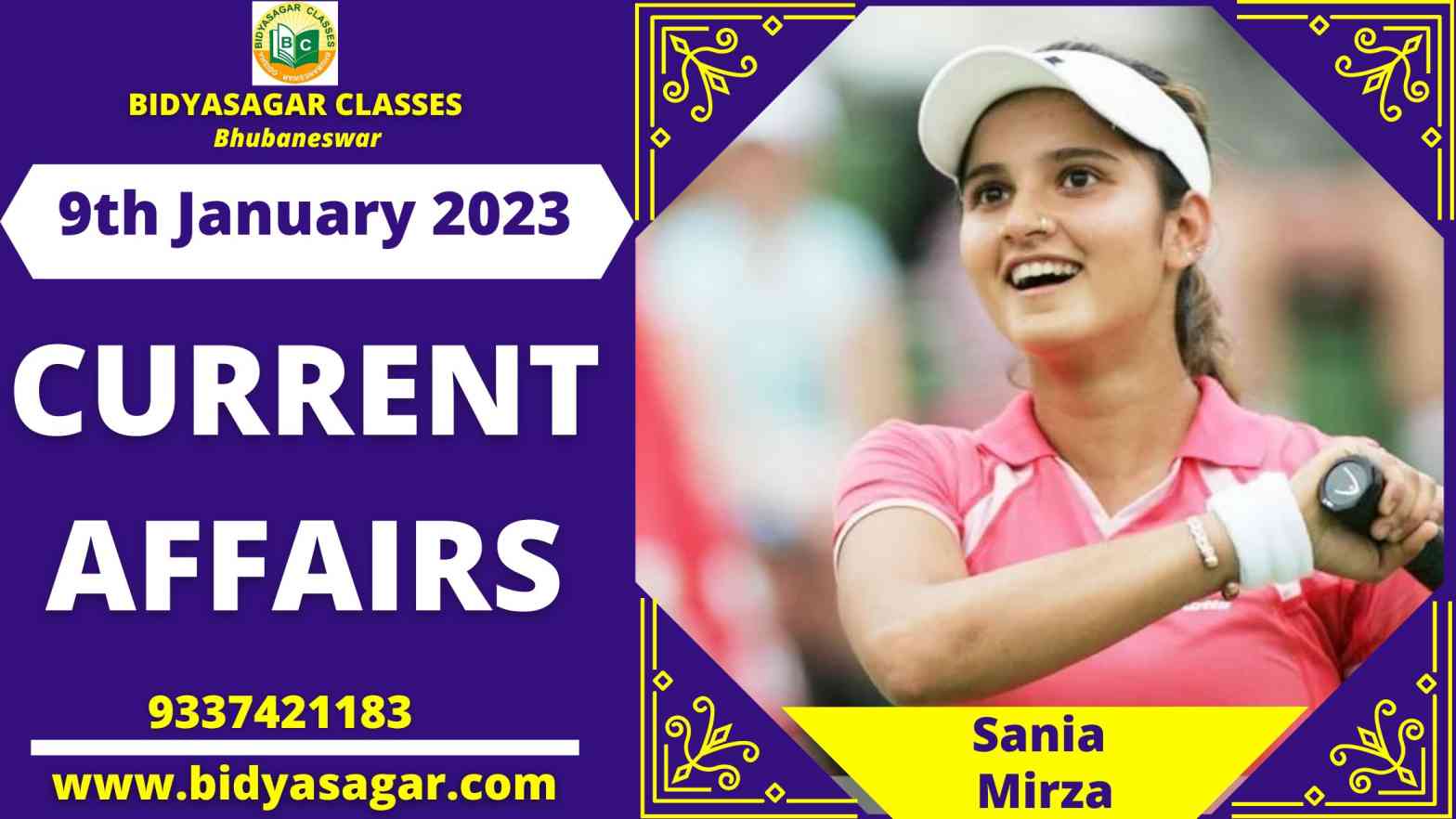 Today's Headlines : 9th January Current Affairs 2023