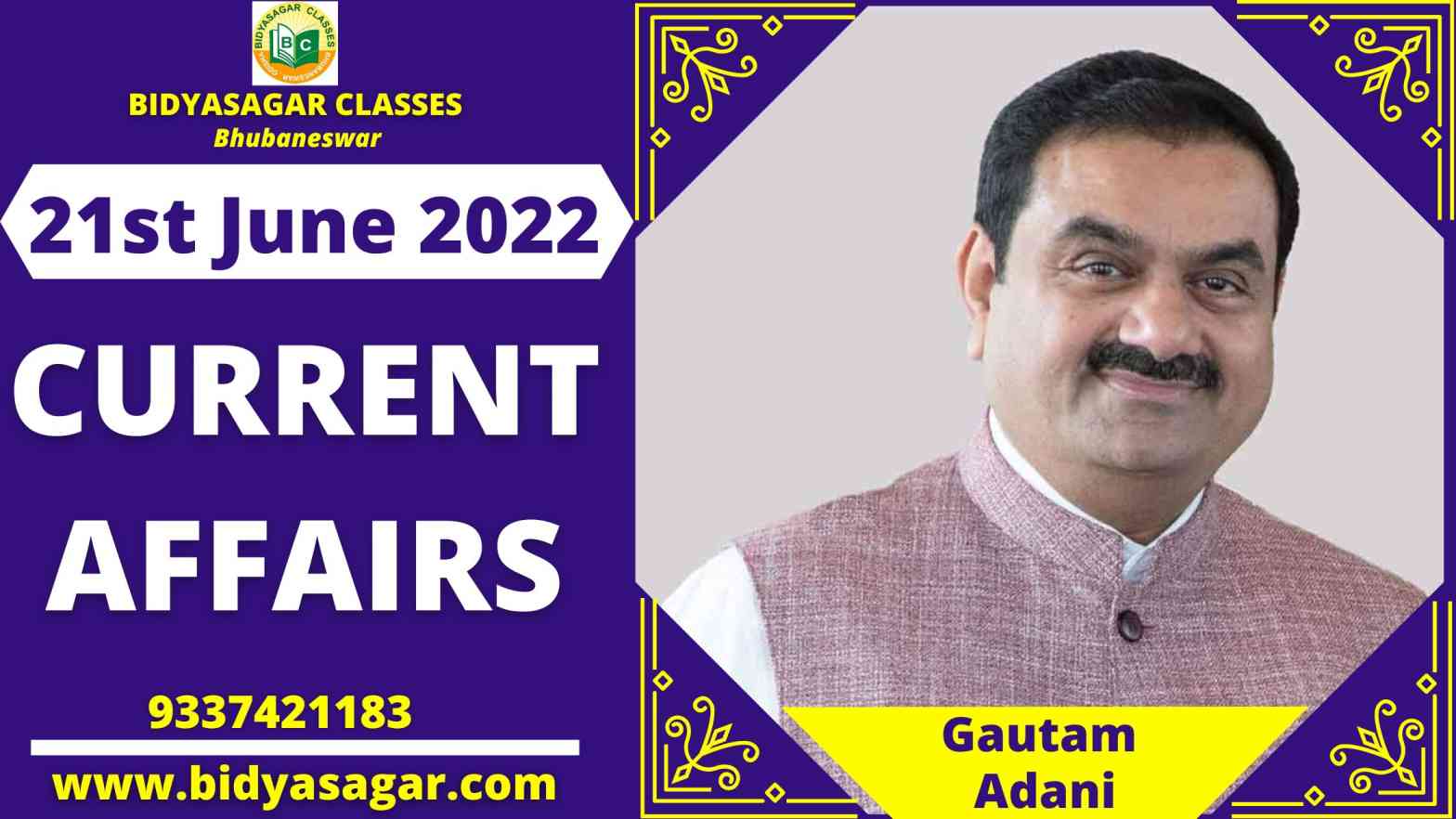 Today's Headlines : 21st June Current Affairs 2022