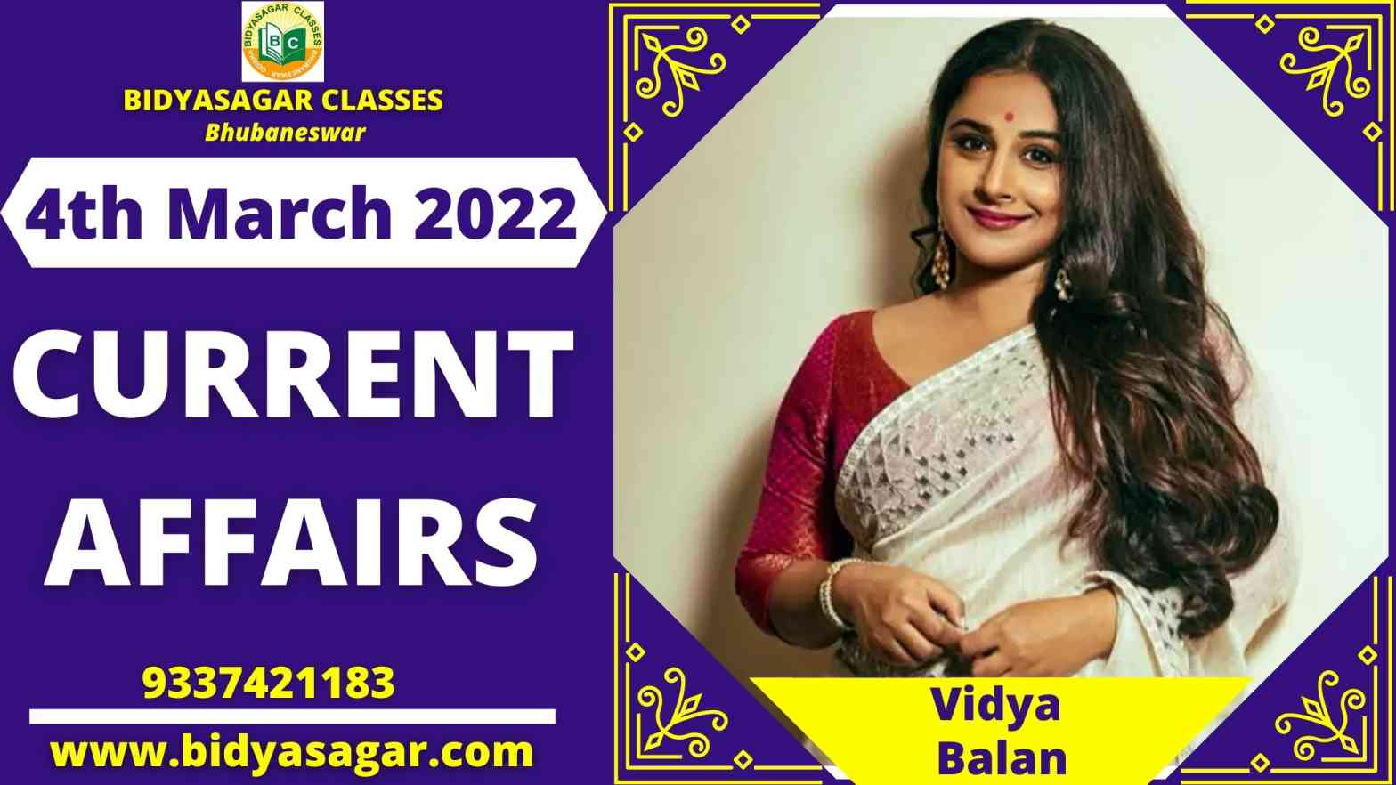 Current Affairs 4 March 2022