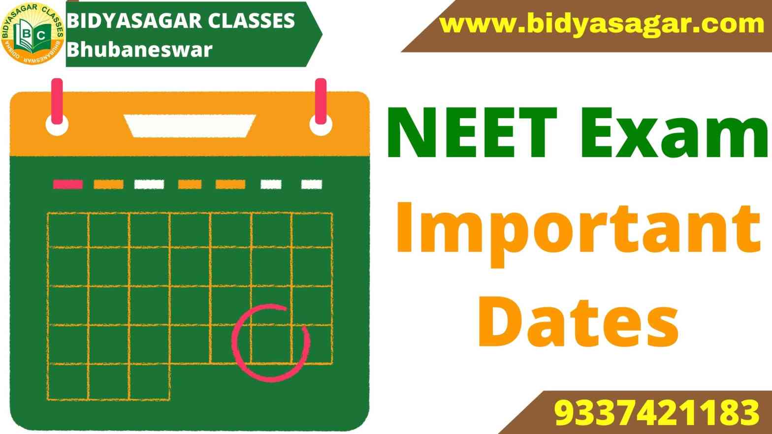 NEET Important Dates