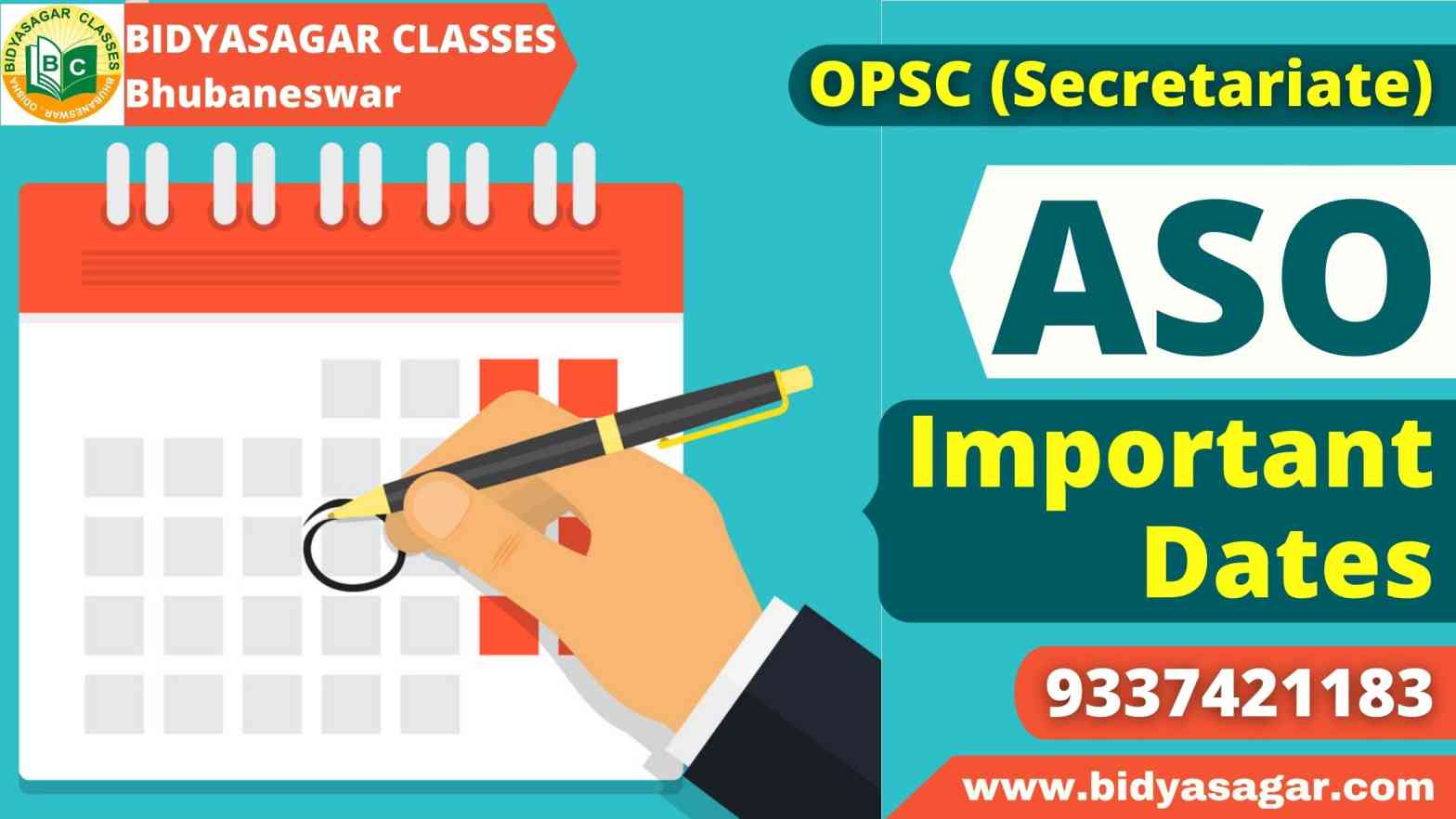 OPSC ASO Recruitment Exam 2022 Important Dates