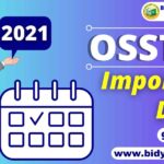 OSSTET 2021 Important Dates