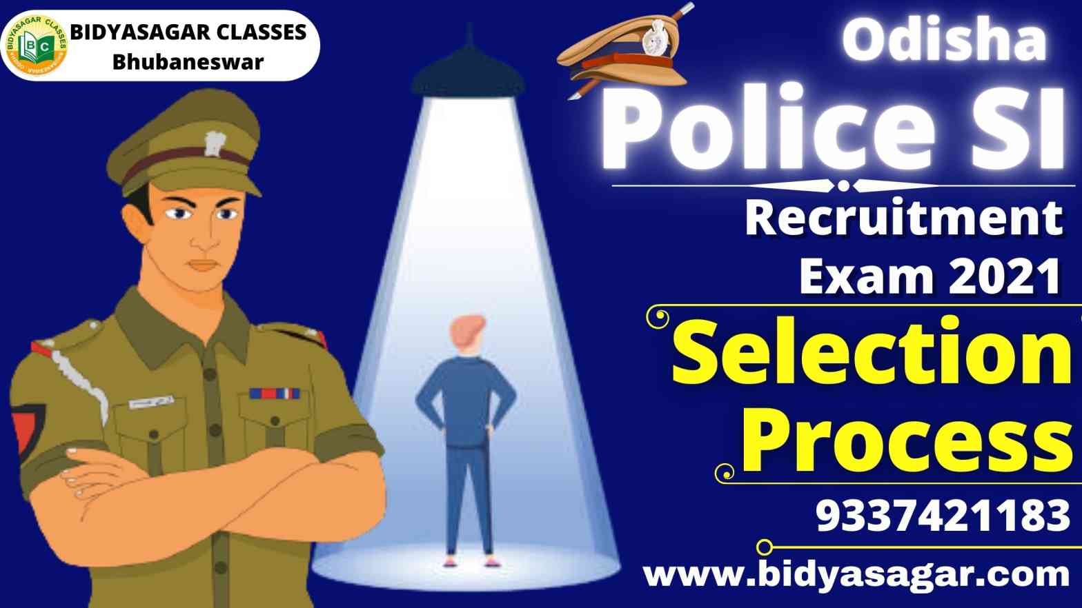 Odisha Police SI Recruitment Exam 2021 Selection Process